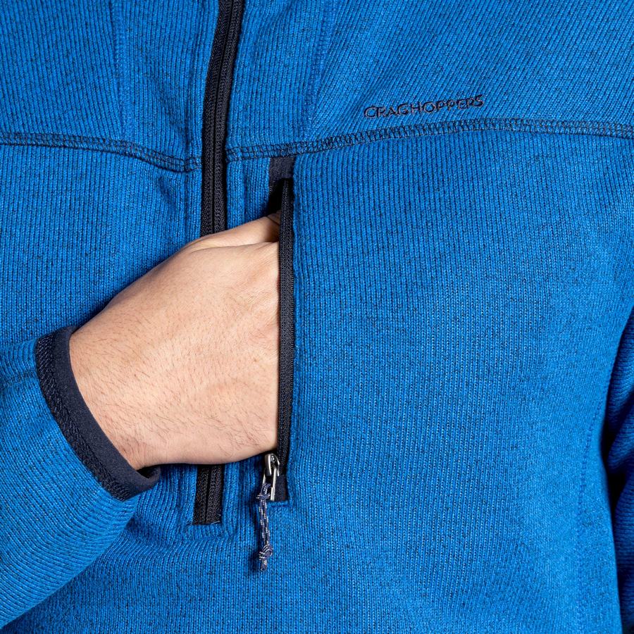 Chandails Craghoppers Torney Half Zip Homme Bleu | QRQ3625LK