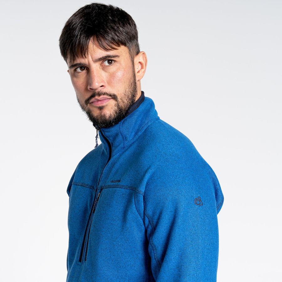 Chandails Craghoppers Torney Half Zip Homme Bleu | QRQ3625LK