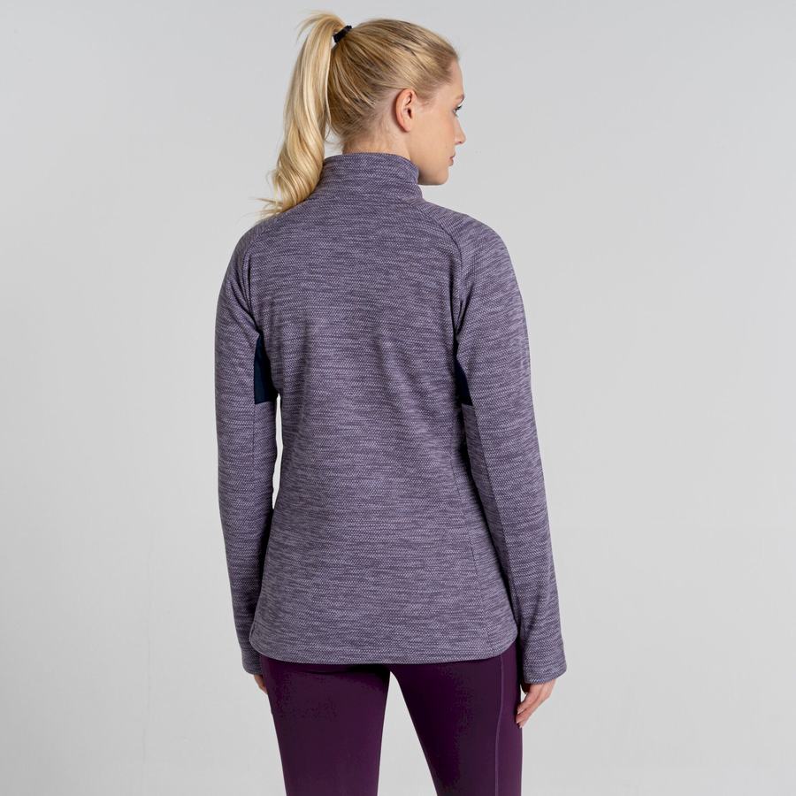 Chandails Craghoppers Trina Half Zip Femme Violette | ZCF2989WM