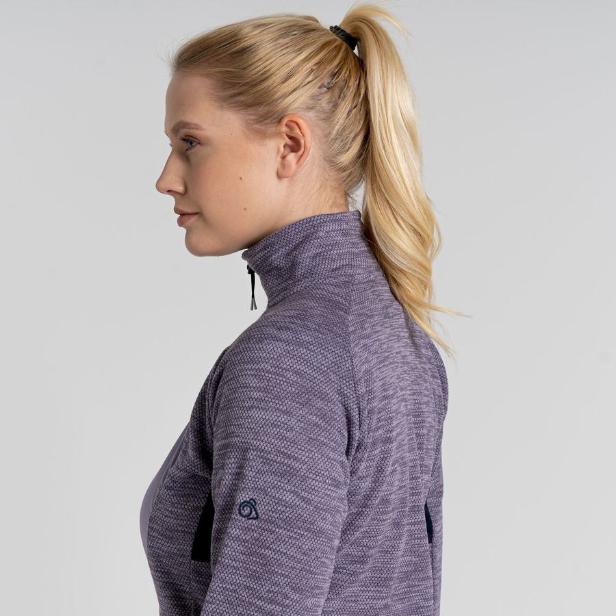 Chandails Craghoppers Trina Half Zip Femme Violette | ZCF2989WM