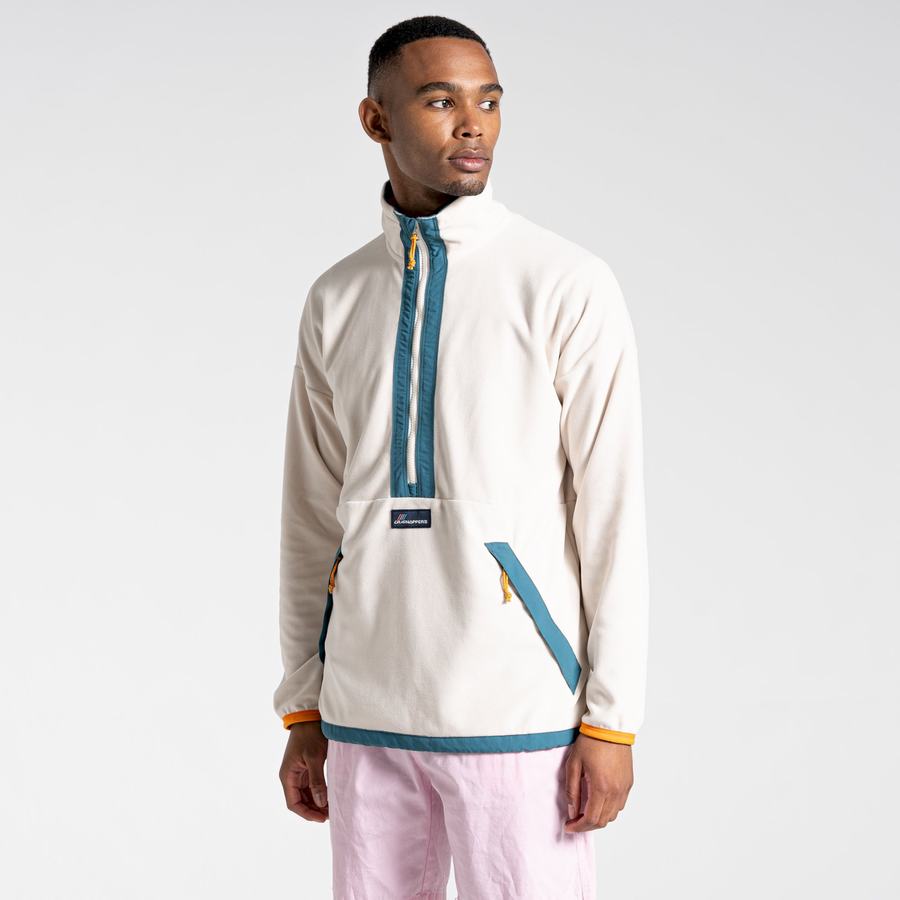 Chandails Craghoppers Welwood Half Zip Homme Blanche | MWR5577QV