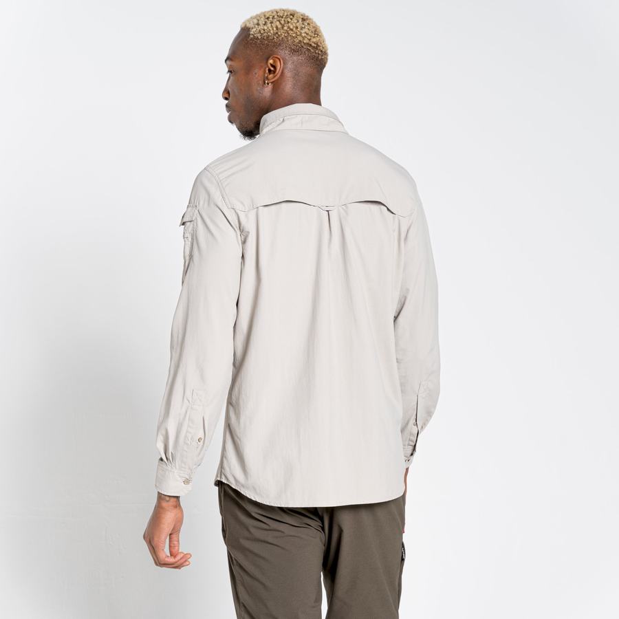 Chemises Craghoppers NosiLife Adventure II Long Sleeved Homme Blanche | RYK196SM