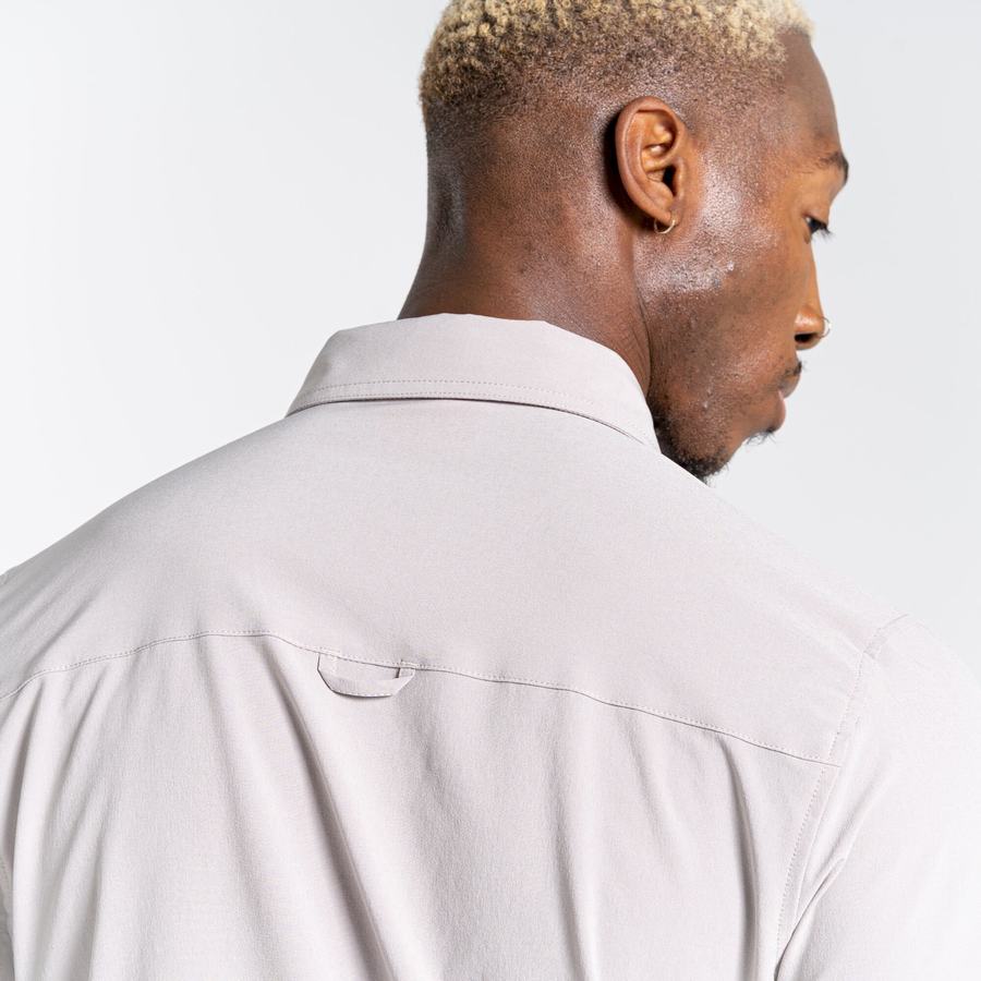 Chemises Craghoppers NosiLife Pro IV Long Sleeved Homme Blanche | GMG6277OE