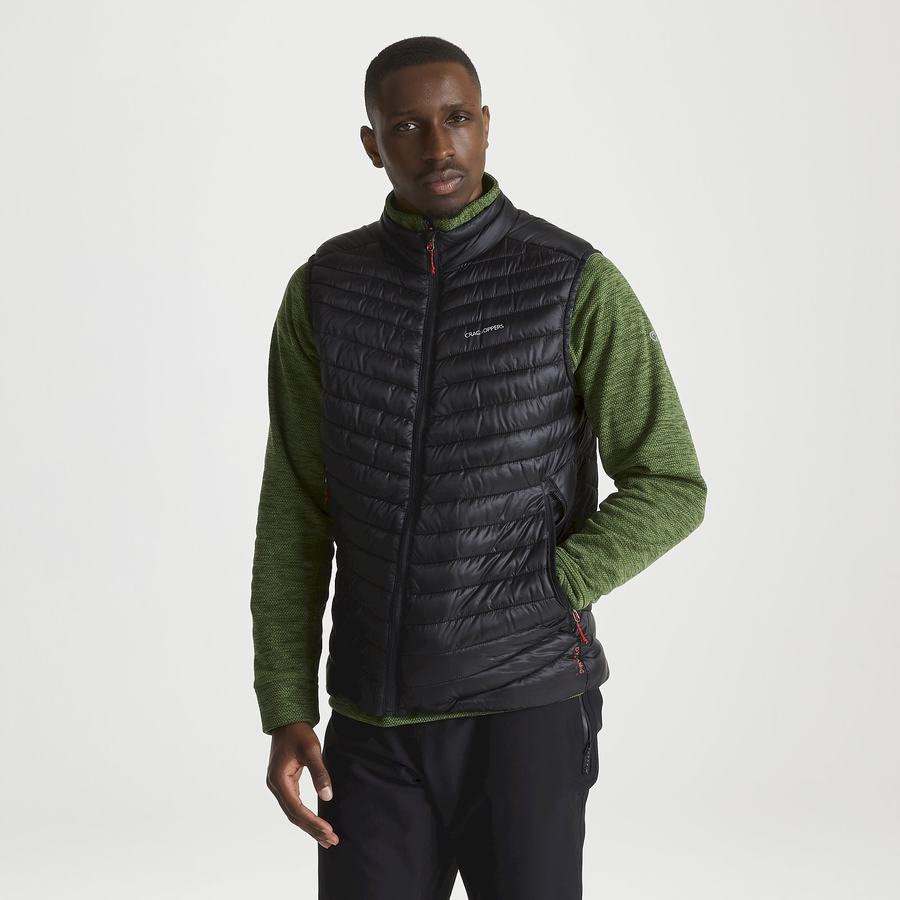 Gilet Craghoppers ExpoLite Vest Homme Noir | UGT9384TH