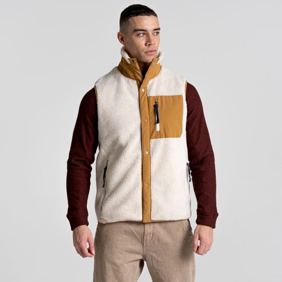 Gilet Craghoppers Mercer Vest Homme Blanche | MEM2278XY