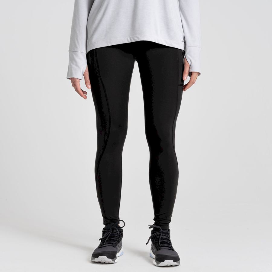 Leggings Craghoppers Kiwi Pro Femme Noir | FQZ7827JG