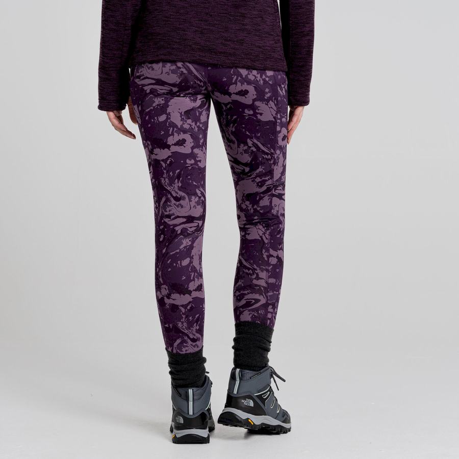 Leggings Craghoppers Kiwi Thermal Femme Violette | GYU7568FC