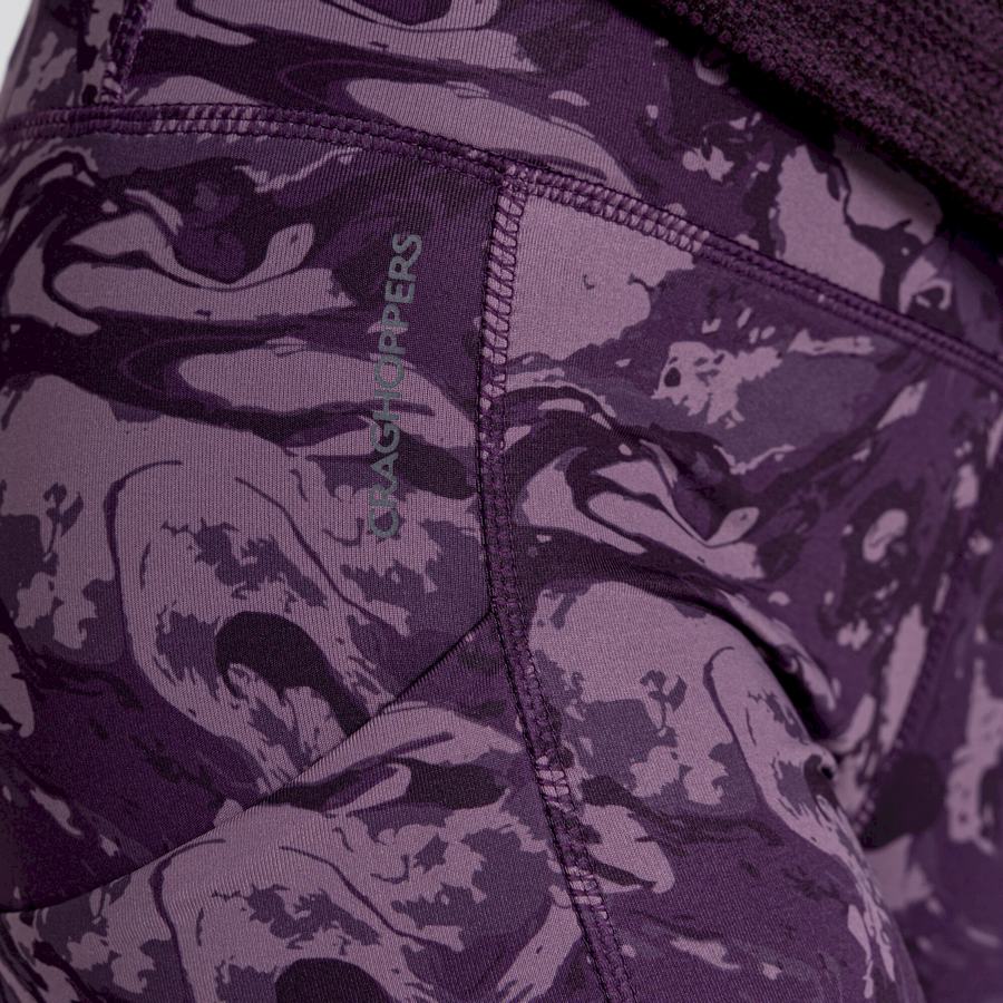 Leggings Craghoppers Kiwi Thermal Femme Violette | GYU7568FC