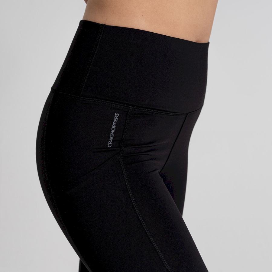 Leggings Craghoppers Kiwi Thermal Femme Noir | IZA8840BA