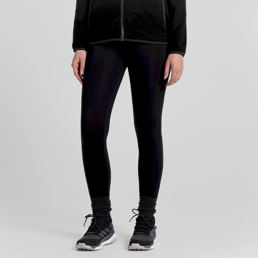 Leggings Craghoppers Kiwi Thermal Femme Noir | IZA8840BA