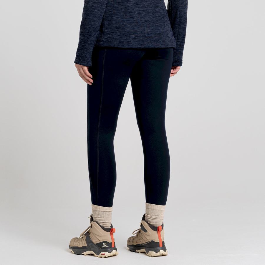 Leggings Craghoppers Kiwi Thermal Femme Bleu Marine | RFR241UD