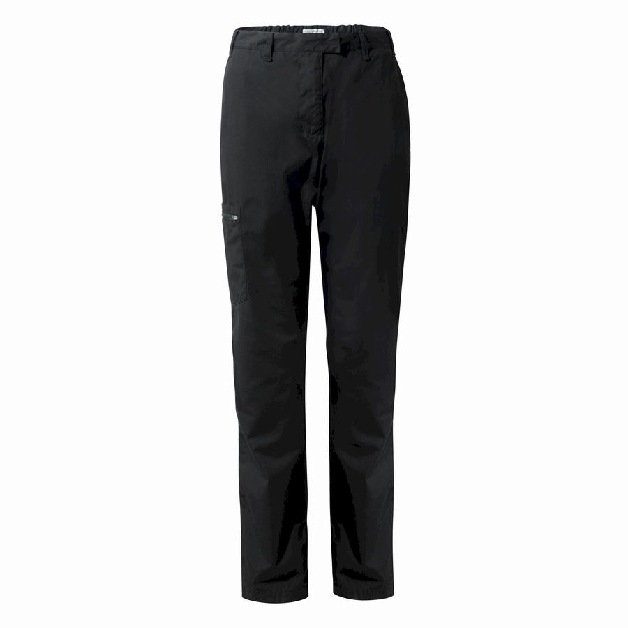 Pantalons Craghoppers Classiche Kiwi II Femme Noir | JQC3541FK