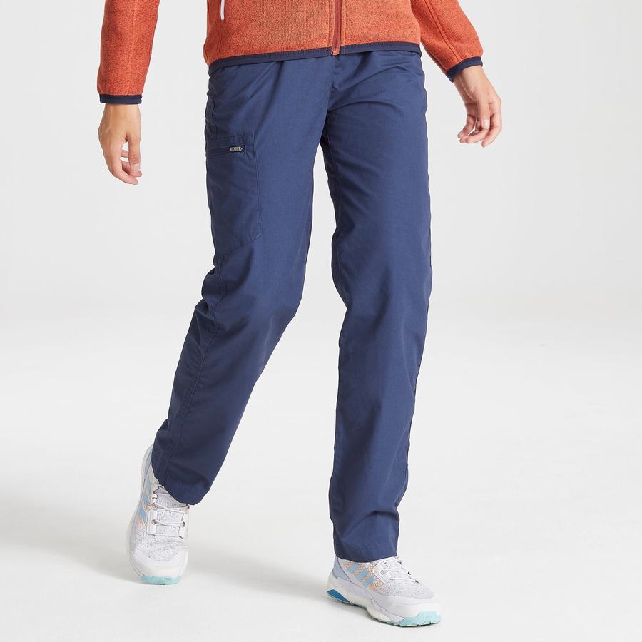 Pantalons Craghoppers Classiche Kiwi II Femme Bleu Marine | STI2285WD