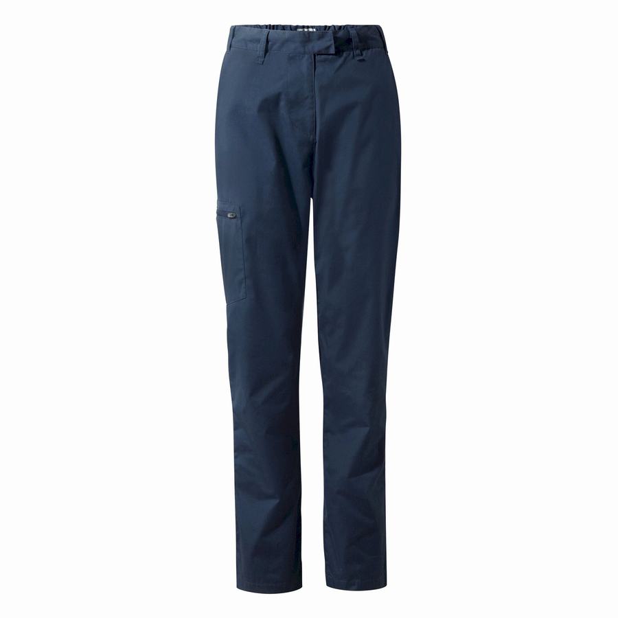 Pantalons Craghoppers Classiche Kiwi II Femme Bleu Marine | STI2285WD