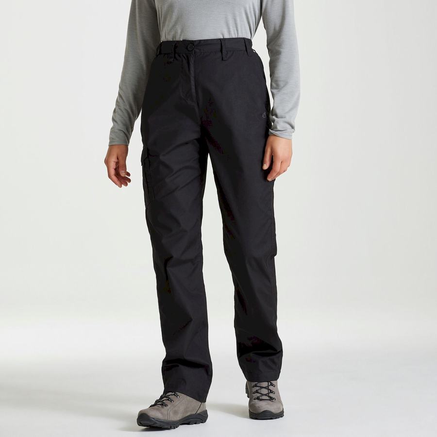 Pantalons Craghoppers Expert Kiwi Femme Noir | BKI434FE