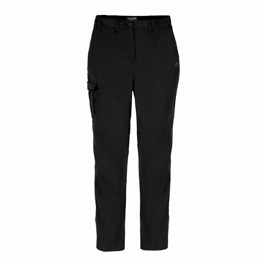 Pantalons Craghoppers Expert Kiwi Femme Noir | BKI434FE