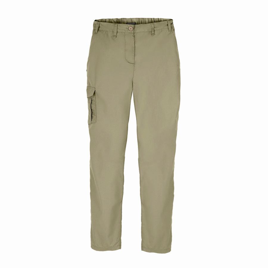 Pantalons Craghoppers Expert Kiwi Femme Kaki | IKR1597WI