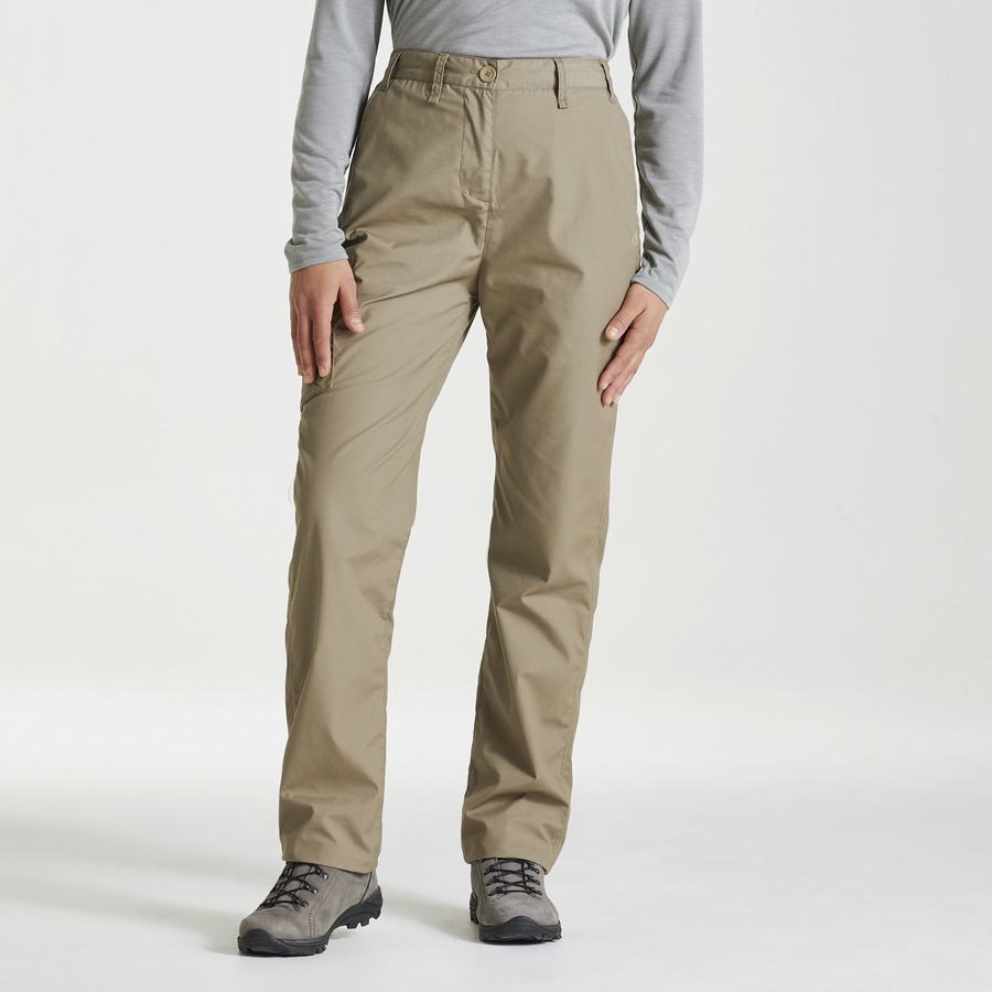 Pantalons Craghoppers Expert Kiwi Femme Kaki | IKR1597WI