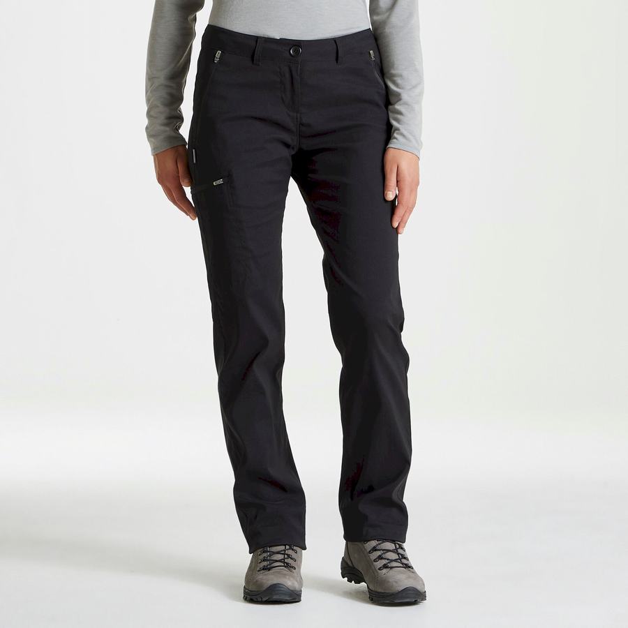 Pantalons Craghoppers Expert Kiwi Pro Stretch Femme Noir | AEG4122HZ