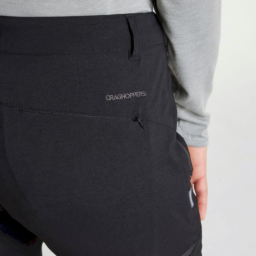 Pantalons Craghoppers Expert Kiwi Pro Stretch Femme Noir | AEG4122HZ