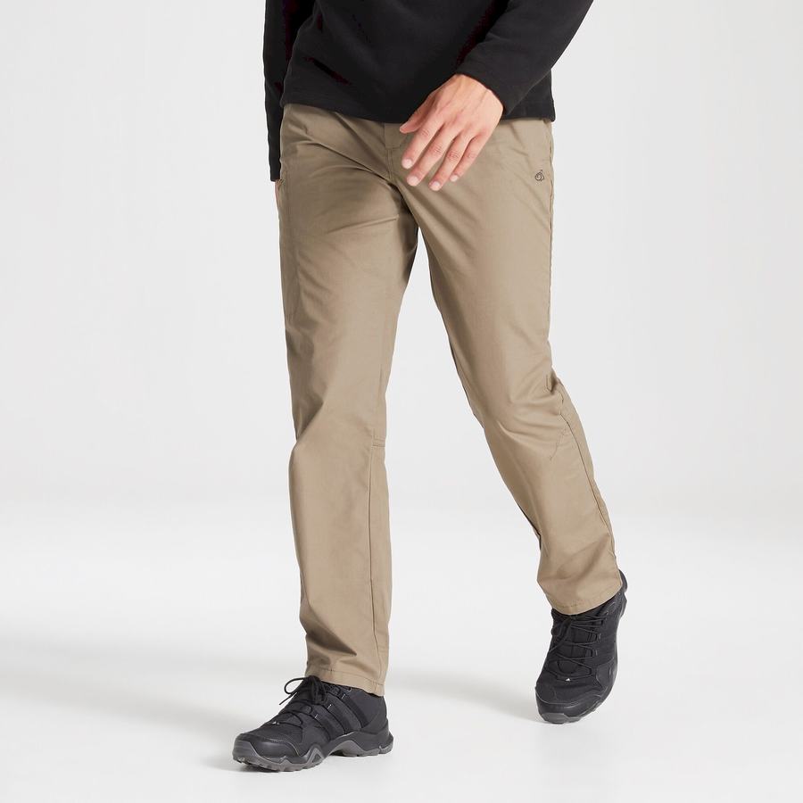 Pantalons Craghoppers Kiwi Boulder Slim Homme Kaki | VHV4327QZ