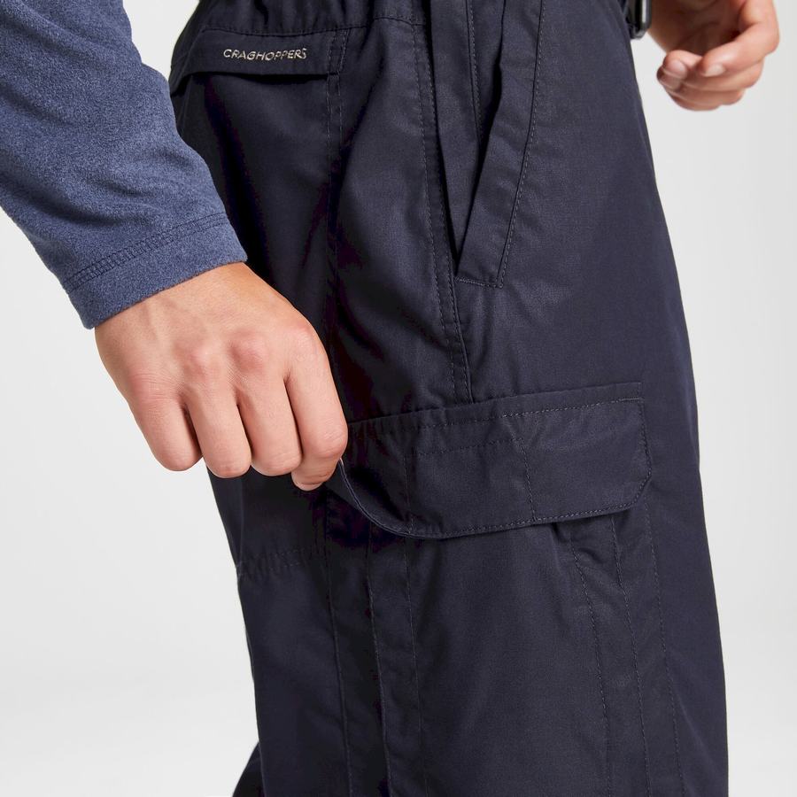 Pantalons Craghoppers Kiwi Classiche Homme Bleu Marine | EOK3345ZD