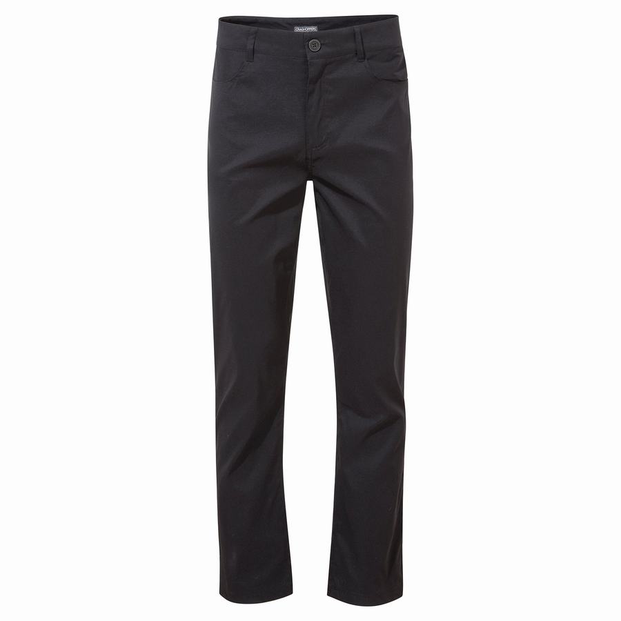 Pantalons Craghoppers Kiwi Pro 5 Pocket Homme Noir | PZM3742HI