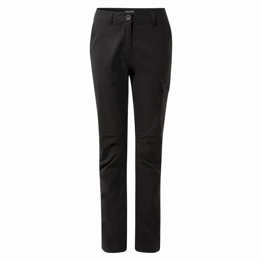 Pantalons Craghoppers Kiwi Pro Expedition D'hiver Doublée Femme Noir | IEV217PA