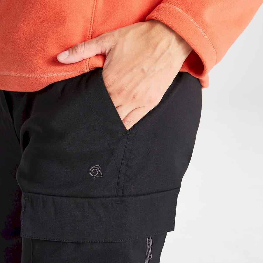 Pantalons Craghoppers Kiwi Pro Expedition D'hiver Doublée Femme Noir | IEV217PA