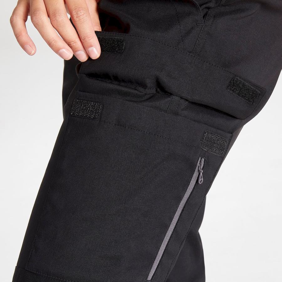 Pantalons Craghoppers Kiwi Pro Expedition D'hiver Doublée Femme Noir | IEV217PA