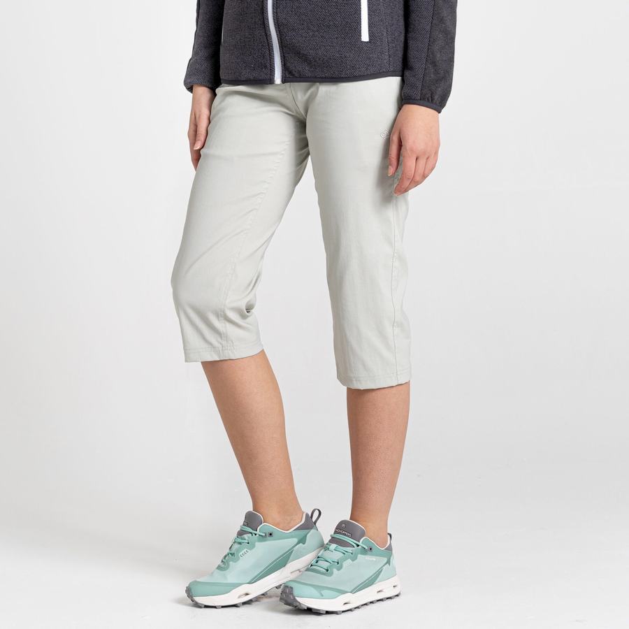 Pantalons Craghoppers Kiwi Pro II Crop Femme Grise | FWU7996VM