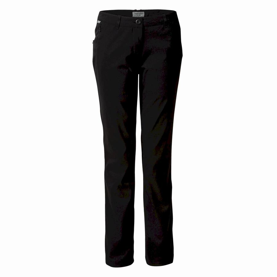 Pantalons Craghoppers Kiwi Pro II D'hiver Doublée Femme Noir | ORN4871HZ