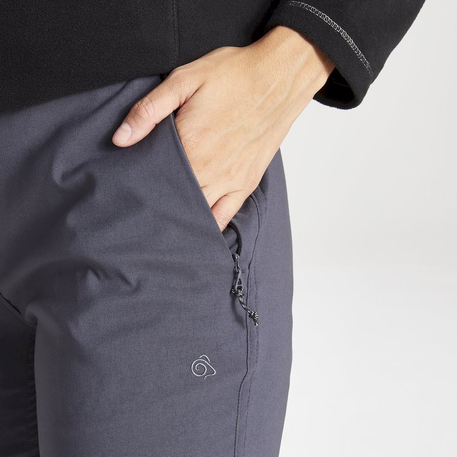 Pantalons Craghoppers Kiwi Pro II Femme Grise Foncé | VIN2655KG