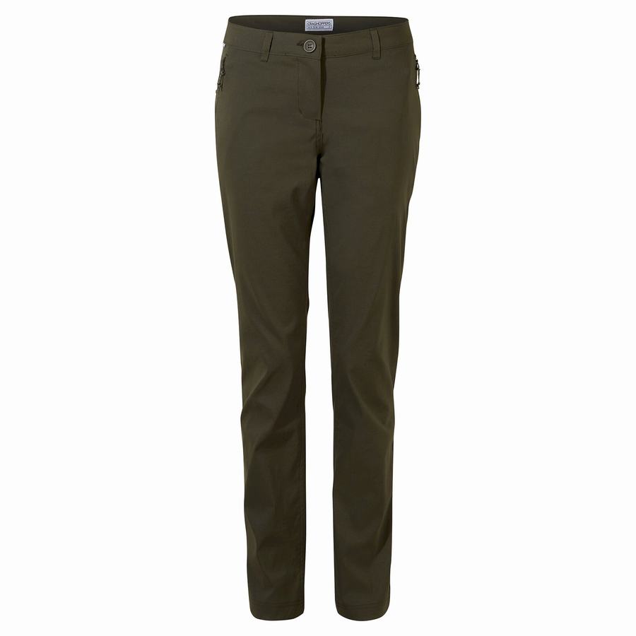 Pantalons Craghoppers Kiwi Pro II Femme Kaki | XAI547CT