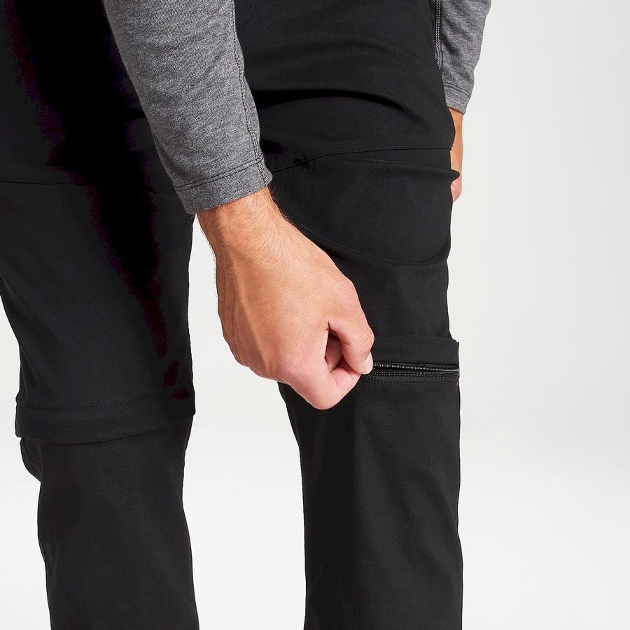 Pantalons Craghoppers Kiwi Pro II Homme Noir | MXB1120IV