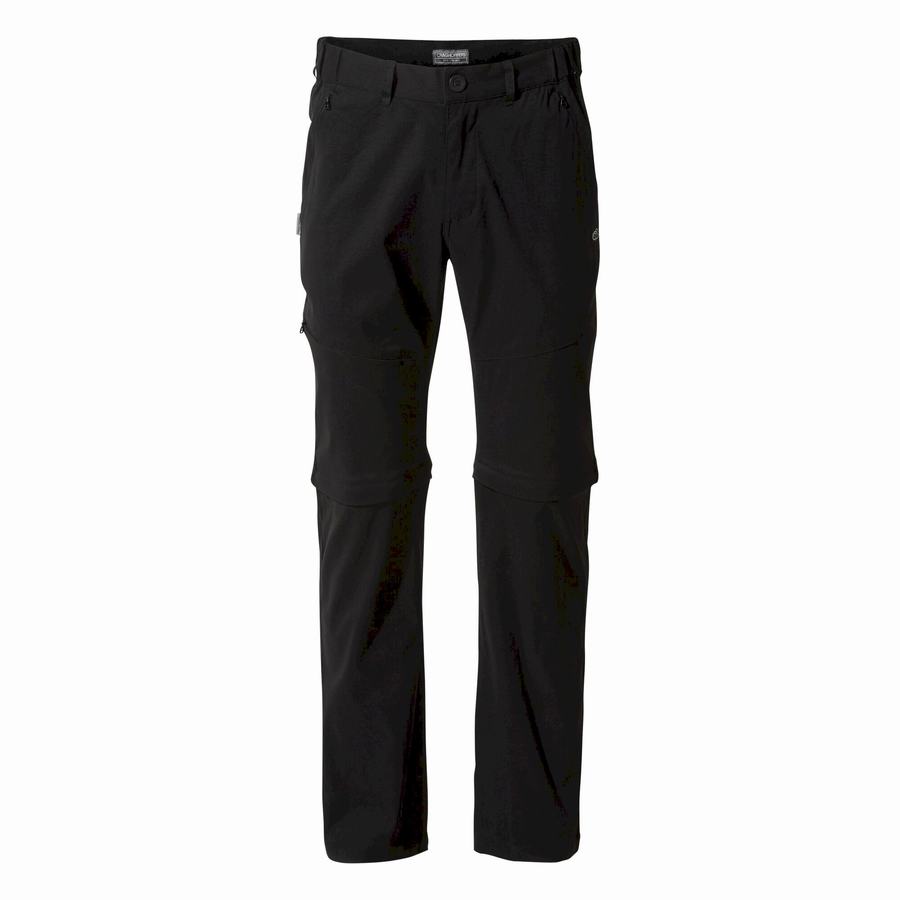 Pantalons Craghoppers Kiwi Pro II Homme Noir | MXB1120IV