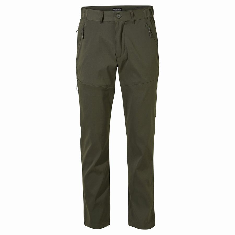 Pantalons Craghoppers Kiwi Pro II Homme Kaki Foncé | UMG7360RO