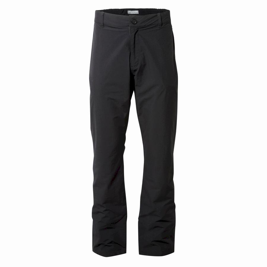 Pantalons Craghoppers Kiwi Pro II Imperméables Homme Noir | KPR2862MR