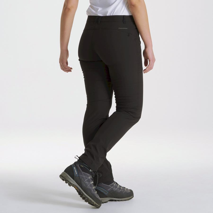 Pantalons Craghoppers Kiwi Pro Softshell Femme Noir | DKJ416AQ