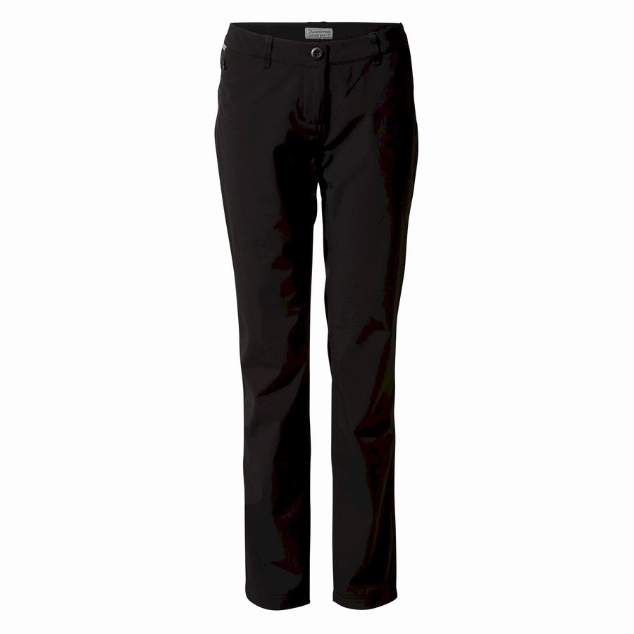 Pantalons Craghoppers Kiwi Pro Softshell Femme Noir | DKJ416AQ