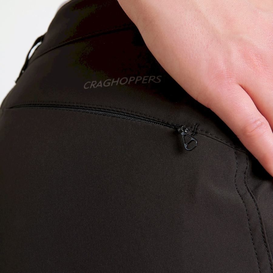 Pantalons Craghoppers Kiwi Pro Softshell Femme Noir | DKJ416AQ