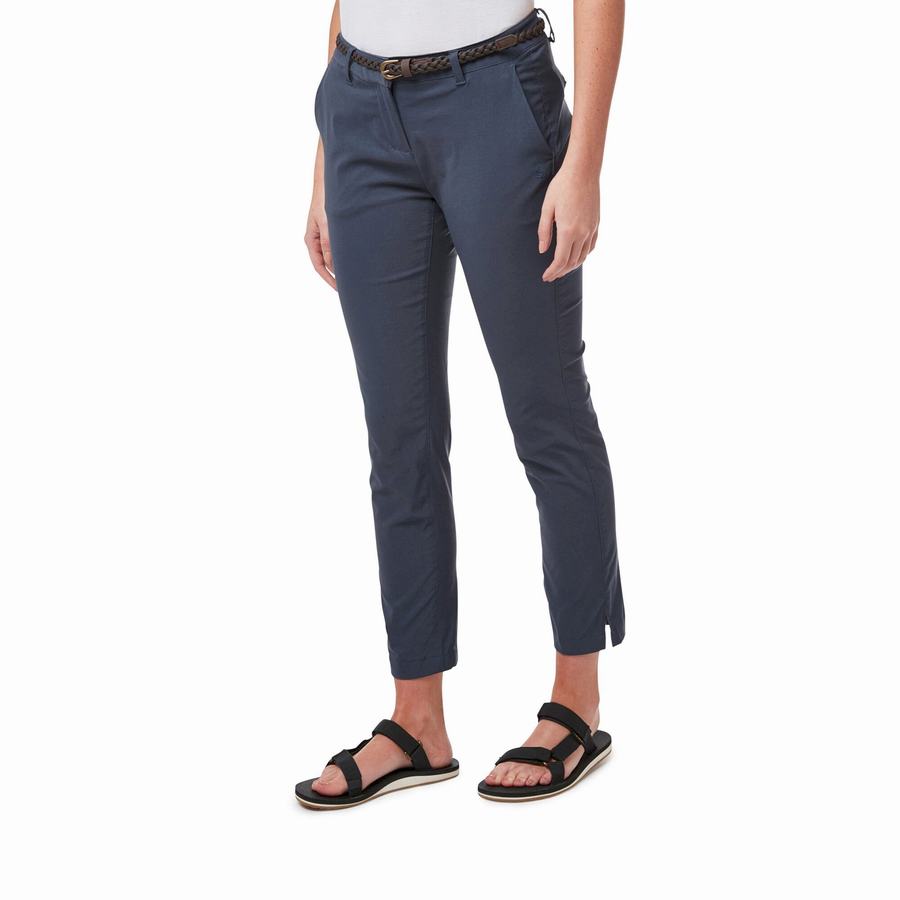 Pantalons Craghoppers NosiLife Briar Femme Bleu Marine | MAK870RZ