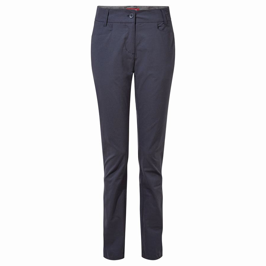 Pantalons Craghoppers NosiLife Clara II Femme Bleu Marine | VTA520XB