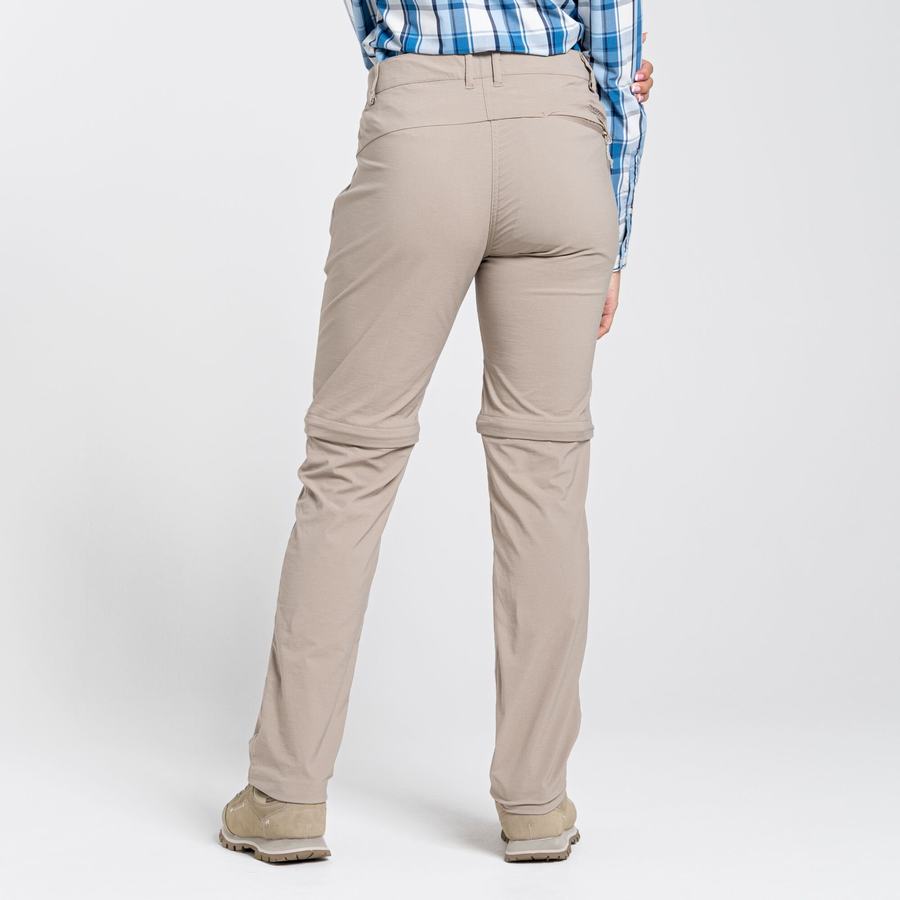 Pantalons Craghoppers NosiLife Pro II Femme Marron Clair | BTJ8499CR