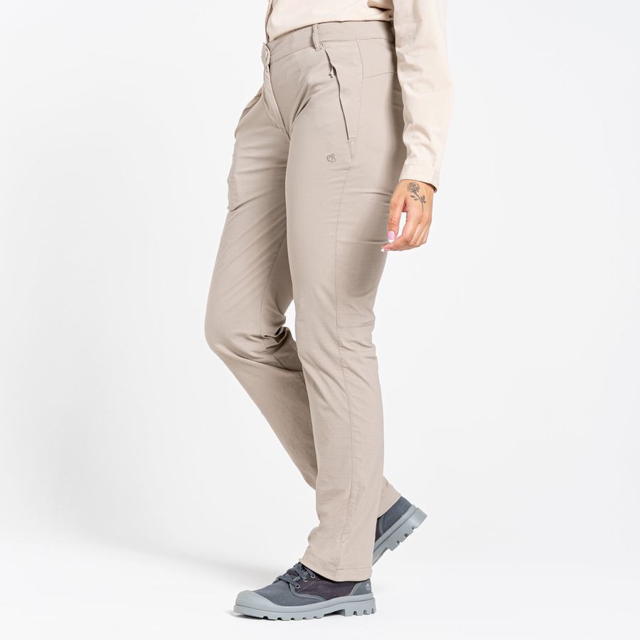 Pantalons Craghoppers NosiLife Pro II Femme Marron Clair | PBO4411FA