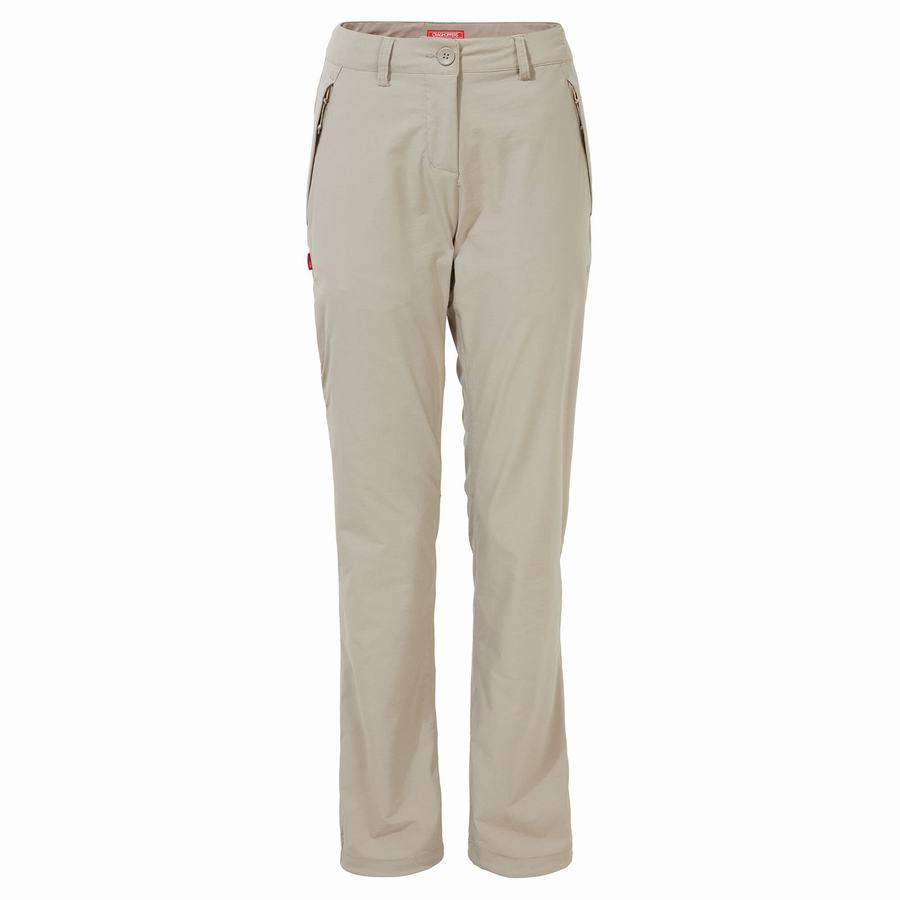 Pantalons Craghoppers NosiLife Pro II Femme Marron Clair | PBO4411FA