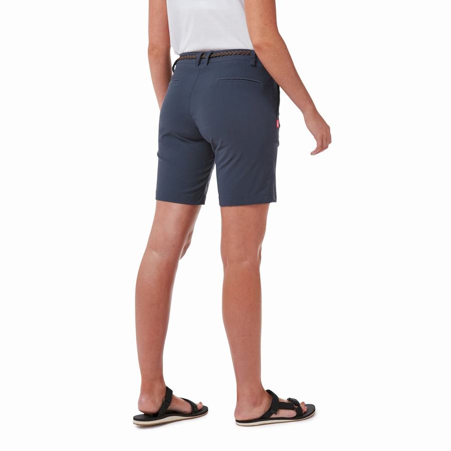 Shorts Craghoppers Dynamic Femme Bleu Marine | ZPE7658JG