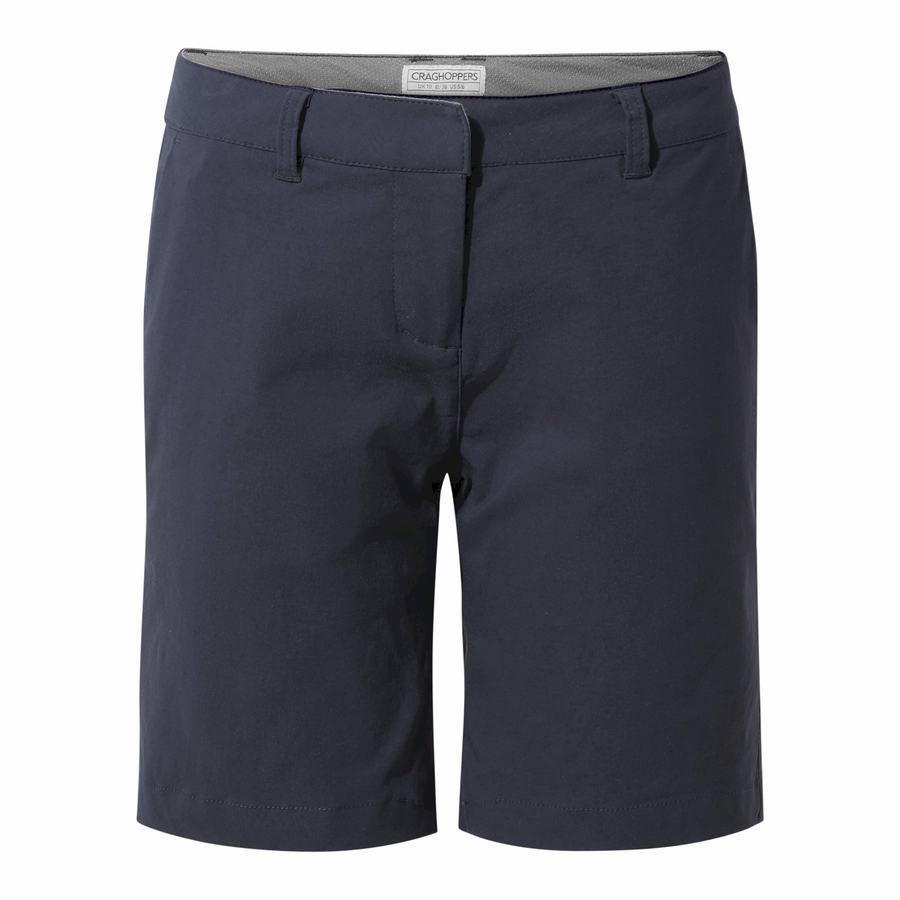 Shorts Craghoppers Dynamic Femme Bleu Marine | ZPE7658JG