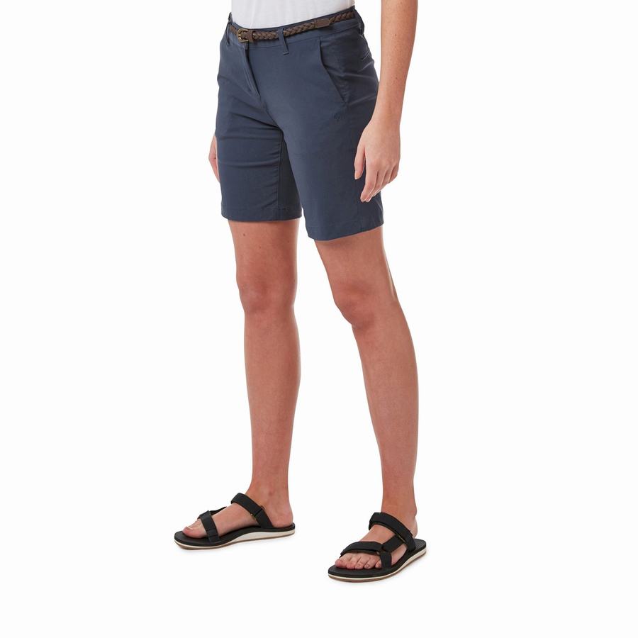 Shorts Craghoppers Dynamic Femme Bleu Marine | ZPE7658JG