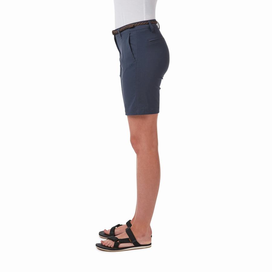 Shorts Craghoppers Dynamic Femme Bleu Marine | ZPE7658JG